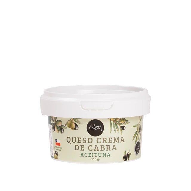 QUESO FUNDIDO CABRA Queso Crema Cabra Aceituna 150 x16 UN